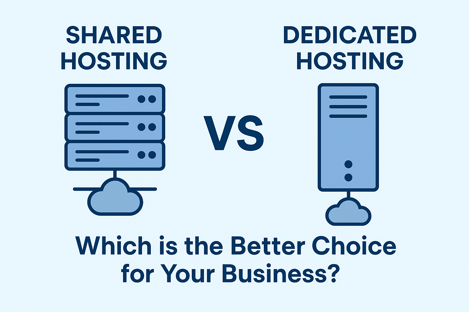 Shared Hosting vs. Dedicated Server Hosting: Which is the Better Choice for Your Business?