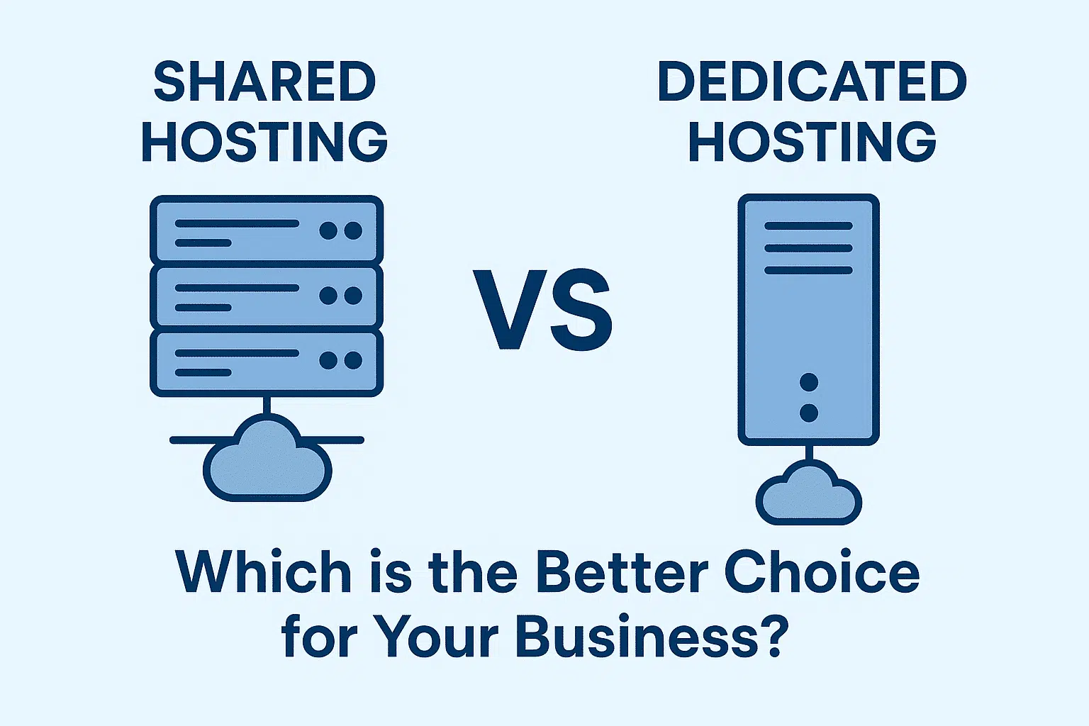 Shared Hosting vs. Dedicated Server Hosting: Which is the Better Choice for Your Business?